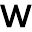 w